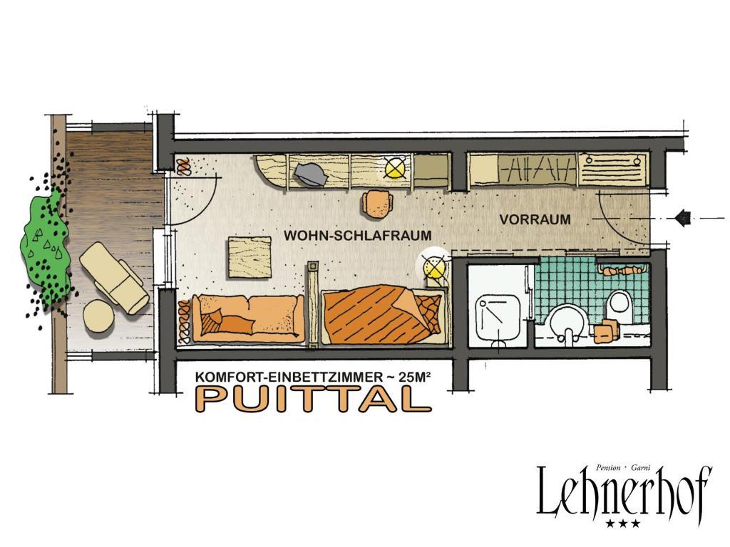 Pension Lehnerhof Leutasch Bilik gambar